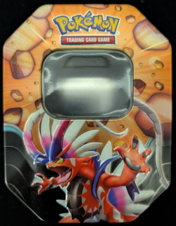Pokemon Slashing Legends EMPTY TIN Koraidon EX Artwork - Image 1