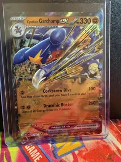 Pokemon TCG Cynthia's Garchomp EX 111/217 Ascended Heroes Double Rare NM - Image 1