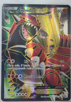 Groudon EX (150 Full Art) Ultra Rare Holo 150/160 LP Pokemon TCG - Image 1