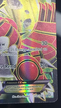 Groudon EX (150 Full Art) Ultra Rare Holo 150/160 LP Pokemon TCG - Image 4