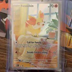 Nintendo Fennekin Holo Promo 080 McDonald's 2023 Basic HP 70 Call for Family - Image 1