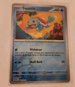 Squirtle - 007/165 Reverse Holo 151 Pokemon - Image 1