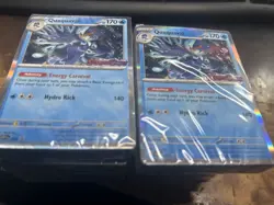 LOT OF (10) Quaquaval SVP005 Scarlet & Violet Prerelease Promo Deck Pokemon Fact - Image 1