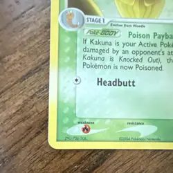 Pokemon TCG Kakuna 36/112 FireRed & LeafGreen Reverse Holo 70 HP - Image 5