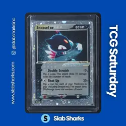 2003 POKEMON EX RUBY & SAPPHIRE #103/109 SNEASEL EX HOLO RARE - Image 1