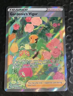 Pokemon TCG Gardenia's Vigor GG61/GG70 - Crown Zenith: Galarian Gallery - NM - Image 1