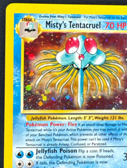 MISTY'S TENTACRUEL 10/132 MP HOLO RARE GYM HEROES POKEMON 2000 - Image 4