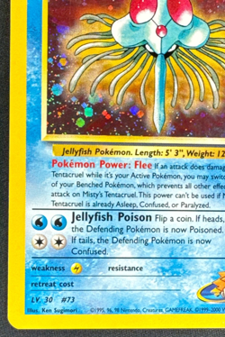MISTY'S TENTACRUEL 10/132 MP HOLO RARE GYM HEROES POKEMON 2000 - Image 5