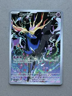 Xerneas 091/086 Holo Illustration Rare Pokemon ME04: Chaos Rising - NM - Image 3