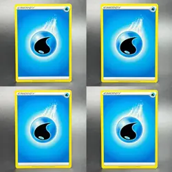 Pokemon Sword & Shield Water Energy Lot of 4 - Image 1