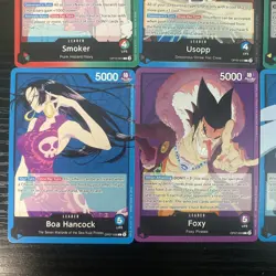 18 x One Piece TCG Leader cards - Monkey D Luffy, Boa Hancock, Sabo, Ace & more - Image 4