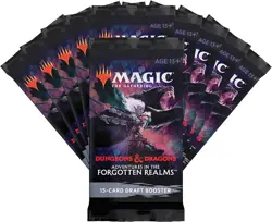 Adventures in The Forgotten Realms Bundle - 10 Draft Boosters & Dungeon Cards - Image 4