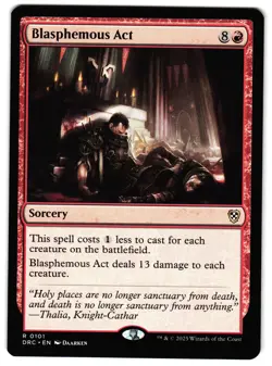 Blasphemous Act 101 - NM - Commander: Aetherdrift R - Image 1