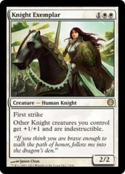 Knight Exemplar - Duel Decks: Knights vs. Dragons #14/81 MTG Magic The Gathering - Image 1