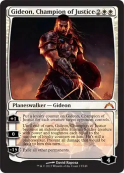 Gideon, Champion of Justice - Gatecrash #13/249 MTG Magic The Gathering - Image 1