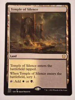 Temple of Silence - Commander: 2021 - Magic the Gathering MTG Nice! - Image 1