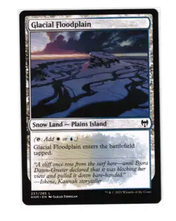 MTG - NM Foil - Glacial Floodplain - Kaldheim 257 - Image 1