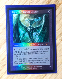FOIL Ugin, the Spirit Dragon (Retro Frame) FANTASTIC Condition Secret Lair Drop - Image 1