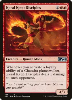 4x Keral Keep Disciples - NM - Core Set 2019-2021 - SPARROW MAGIC - Image 1