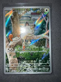 The Pokemon Company Pokemon TCG Meowth 106/094 Me02 IR Holo English 70 HP - Image 2