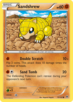 Sandshrew 75/162 C BREAKthrough LP Pokemon - Image 4