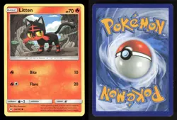 Litten 24/149 C SM Base Set LP Pokemon - Image 3
