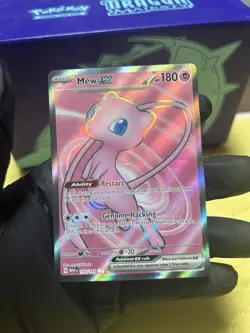 Pokemon TCG Mew EX 193/165 Scarlet & Violet 151 Ultra Rare English NM - Image 1