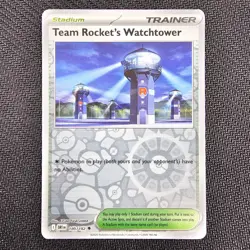 Team Rocket's Watchtower 180/182 - Rev Holo - Destined Rivals - Pokemon TCG - NM - Image 1
