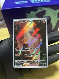 Pokemon TCG Charmander SIR 168/165 Scarlet & Violet 151 NM - Image 1