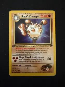 Brock's Primeape - 1st Edition - 35/132 Gym Challenge - Pokemon TCG - Image 1