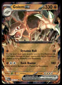 Pokemon TCG SV: Scarlet & Violet 151 #076/165 Golem ex NM - Image 1