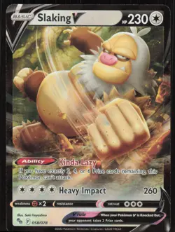 Pokemon TCG Pokemon GO #058/078 Slaking V NM - Image 1