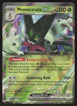 Pokemon TCG SV Promos #033 Paldea Partners Tin [Meowscarada ex] NM - Image 1