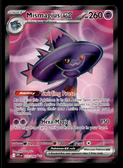 Pokemon TCG Phantasmal Flames #112/094 Mismagius EX - Image 1