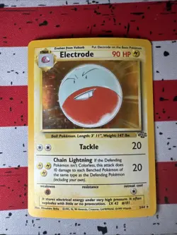 Pokemon TCG Electrode Jungle 2/64 Holo Unlimited Holo Rare Very Light Play - Image 1