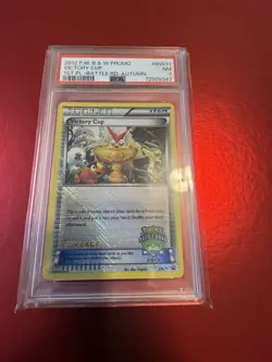 2012 POKEMON BLACK & WHITE PROMO 1ST PLACE-BATTLE ROAD SPRING VICTORY CUP PSA 7 - Image 1