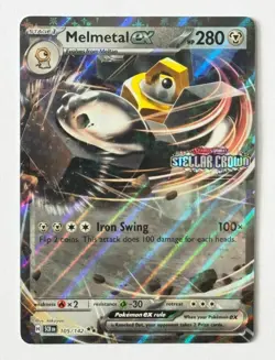 Melmetal ex 105/142 Double Rare SCR Stellar Crown Pokemon TCG English NM - Image 1