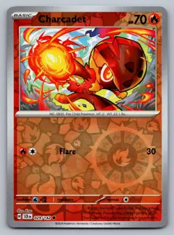 Pokemon TCG SV07: Stellar Crown Charcadet 029/142 Reverse Holo - Image 1