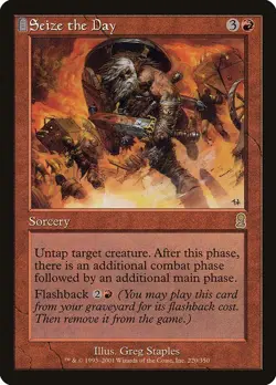 MTG Odyssey --- SEIZE THE DAY --- RARE! NM! Magic the Gathering! - Image 3