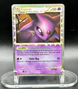 Espeon (Prime) 81/90 UR Holo Pokemon Undaunted 2010 Vintage LP/NM - Image 2