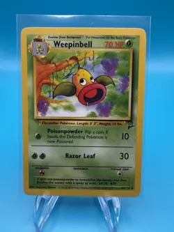 Weepinbell 64/130 - Base Set 2 - LP - Pokemon TCG - 1999 - Image 1