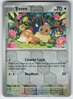 Eevee 050/064 Common Shrouded Fable Pokemon Reverse Holo Near Mint - Image 1