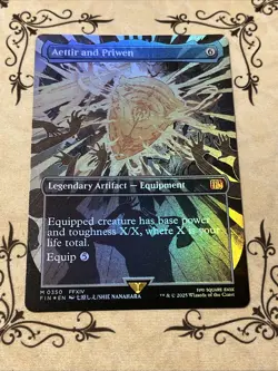 Aettir and Priwen (Borderless) Final Fantasy Foil - Image 1