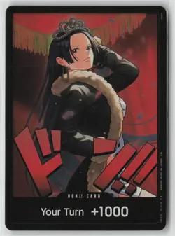DON!! Card (Boa Hancock) DON!! Extra Booster: One Piece Heroines Edition NM - Image 1