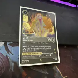 ✨PROMO Zeus - Missing His Spark (Foil) - Disney Lorcana Promo Cards 18/P3 - Image 2