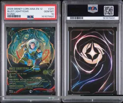 Disney Lorcana Buzz Lightyear Jungle Ranger ICONIC 241/204 - PSA 10 Gem Mint - Image 3