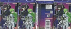 UNION ARENA TCG: Code Geass LeLouch of the Rebellion 4 Booster Pack Lot Set CCG - Image 2