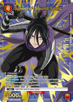 Speed-o'-Sound Sonic Foil - UE06BT/OPM-1-072 NM - Union Arena - Image 1