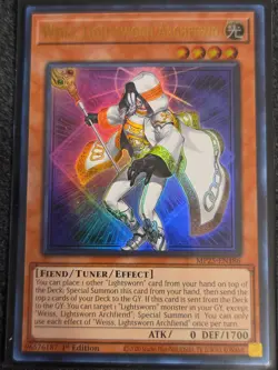 Weiss, Lightsworn Archfiend - MP25-EN186 - Ultra Rare - NM/M - Image 1