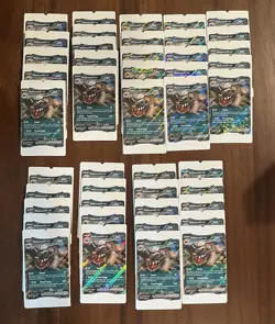 NEW/ NM- Mabosstiff EX #86: SV Promo Card- LOT Of 45 Total W/ Unused Code Cards - Image 1